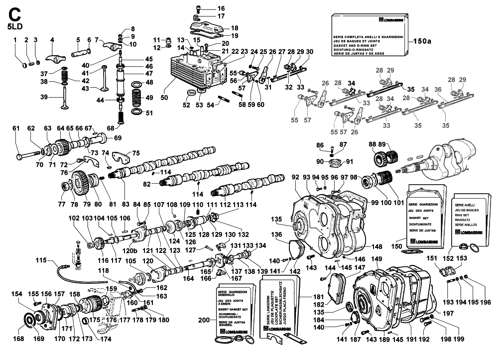 Ersatzteile für Lombardini-Motoren (8)